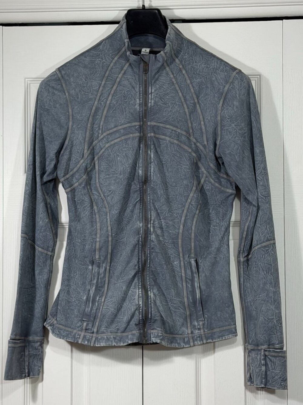 Lululemon Define Jacket – Ice Wash Print Grey/Anthracite